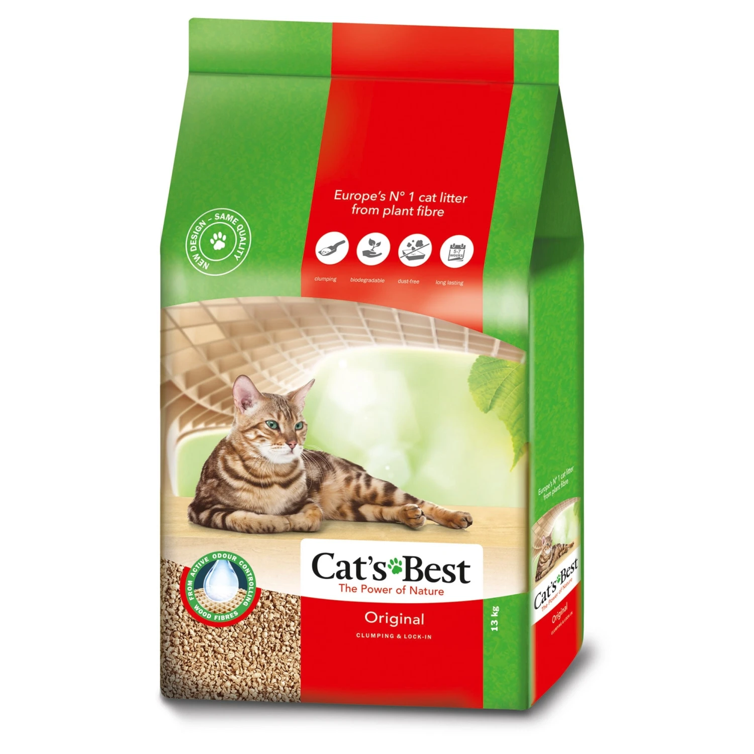 Cats Best Clumping Cat Litter 13kg 3 Cats Best Clumping Cat Litter 13kg