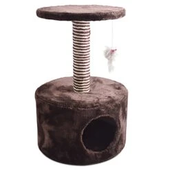Acticat Activity Hide-Out Deluxe Cat Scratcher Post