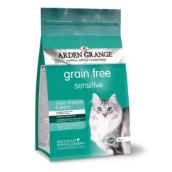 Arden Grange Grain Free Sensitive Cat Food With Ocean White Fish & Potato 2kg