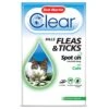 Flea Clear Spot On Flea & Tick Drops For Cats 3 Tubes -Kitty Meals Sales bob martin flea clear spot on flea tick drops for cats 3 tubes p18005 20251 zoom