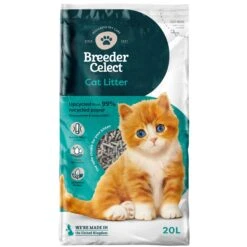 Breeder Celect Paper Pellet Cat Litter 20ltr