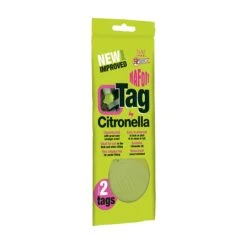 Citronella Fly Repellent Tag Pack 2