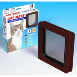 Cat Mate New Lockable Cat Flap 304 - Brown